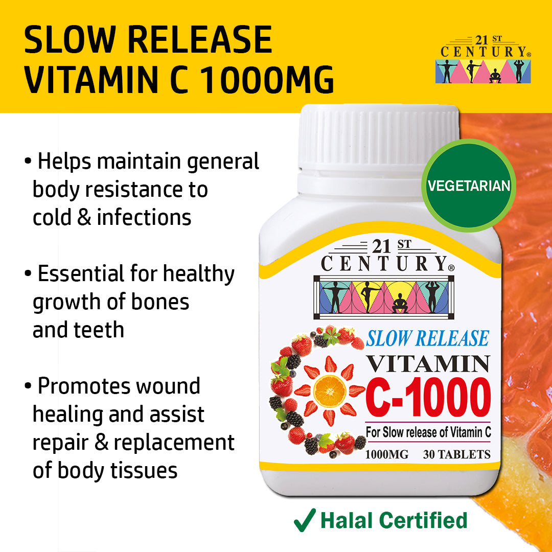 VITAMIN C 1000MG RELEAS TAB 110CT 21ST
