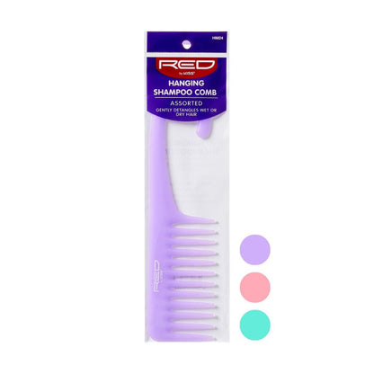 Kiss Red Comb Shampoo Black (12in)
