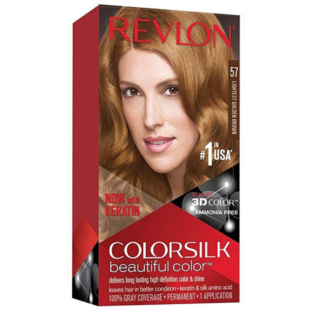 Revlon Colorsilk #57 Lightest Golden Brown