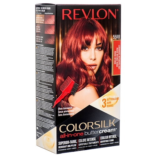 REVLON COLORSILK 55 LGHT RED BRN H/C 1CT
