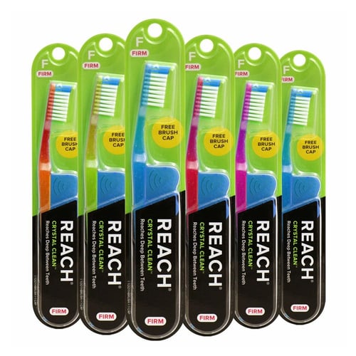 Reach Toothbrush Crystal Clean Firm (6in)
