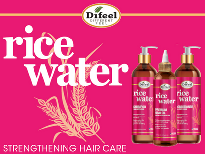 DIFEEL RICE WATER SHAMPOO  12OZ