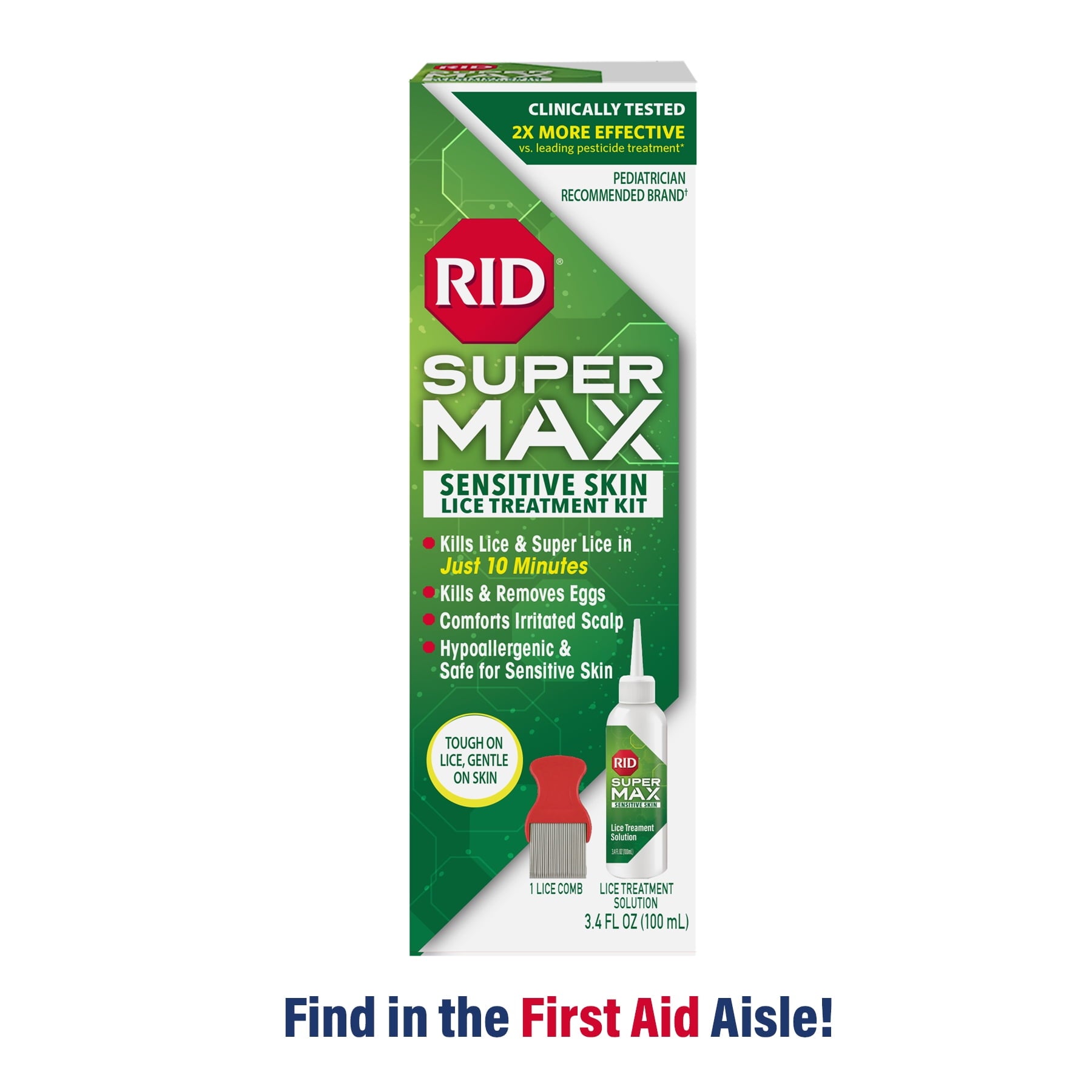 RID SUPER MAX LICE ELIM KT 3