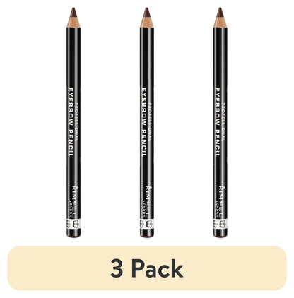 Rimmel London Brow This Way Eyebrow Pencil, Dark Brown, 1ml