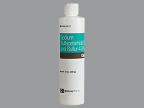 SOD SULFACET/SULF LQ 10-5% 340GM