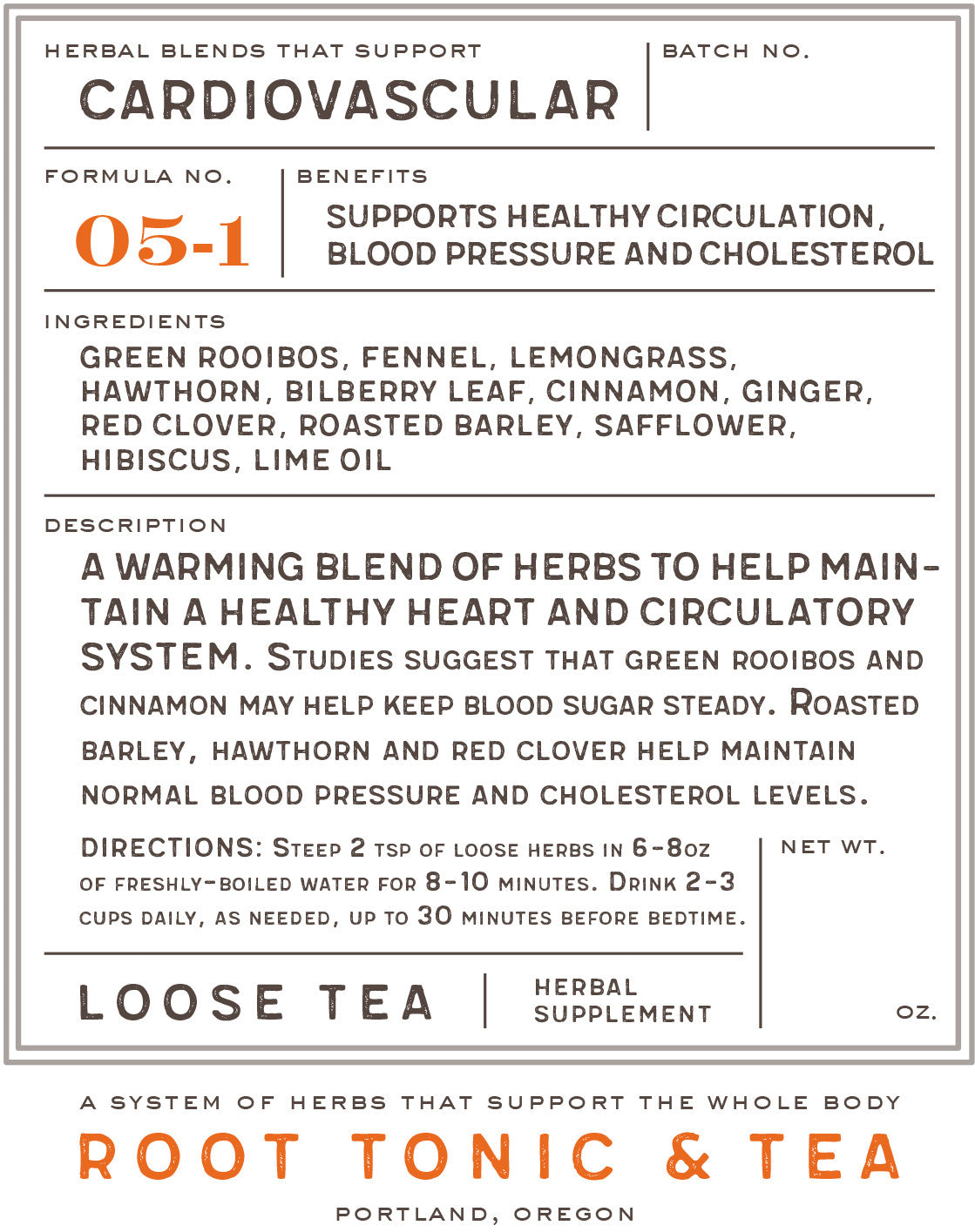 CARDIOVASCULAR FORMULA