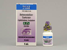 BRIMONIDINE TART DR0.15%15ML OPTH