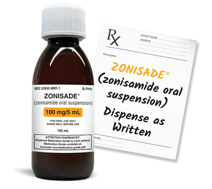 ZONISADE SS 20MG/ML 150ML ORL