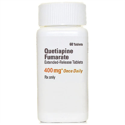 QUETIAPINE FUM ER TB 400MG 60 1/D