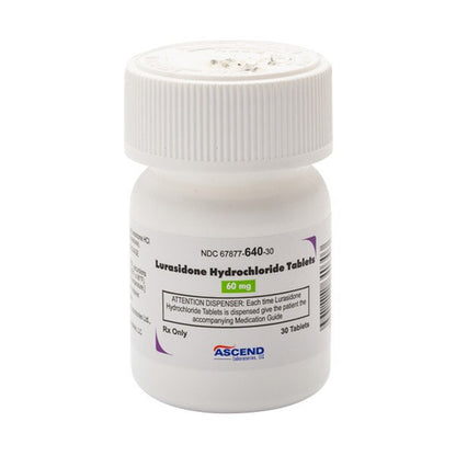 LURASIDONE HCL TB 60MG 30