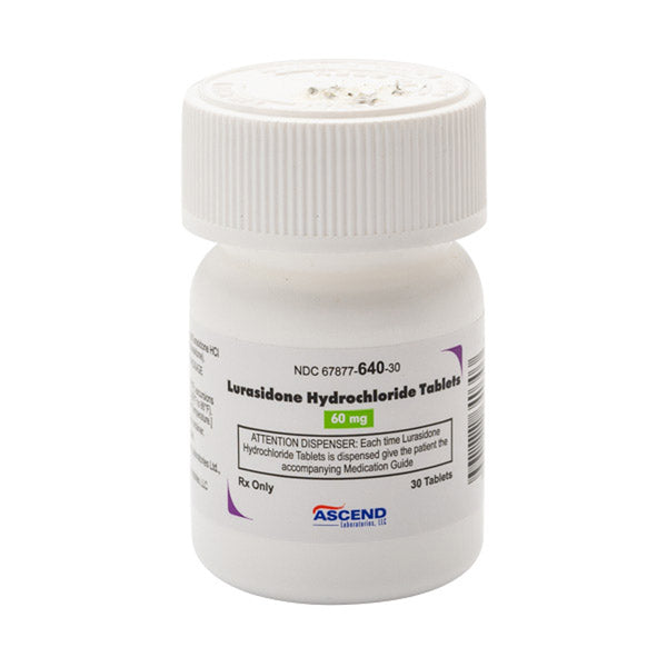LURASIDONE HCL TB 60MG 30