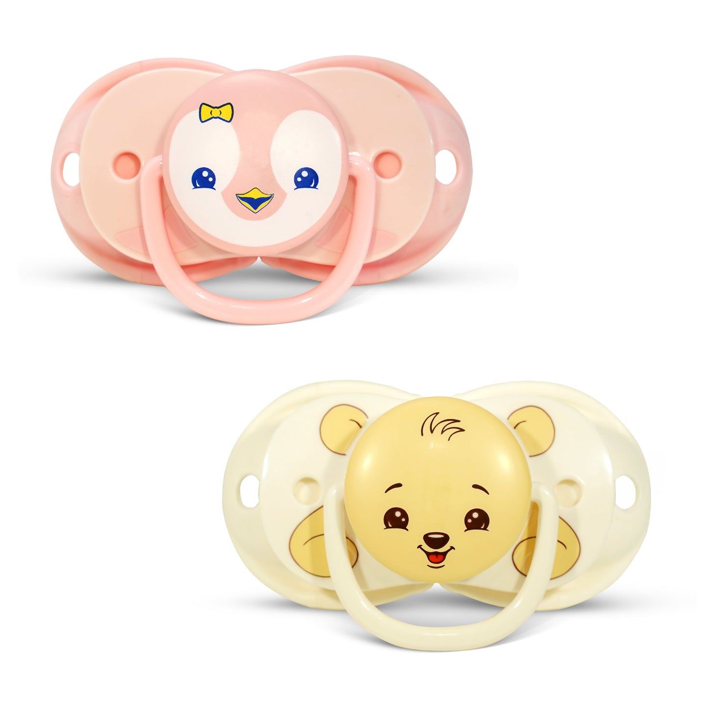 RaZbaby Keep-it-Kleen Pacifier 0-36m (2-Pack) Closes Automatically When Dropped