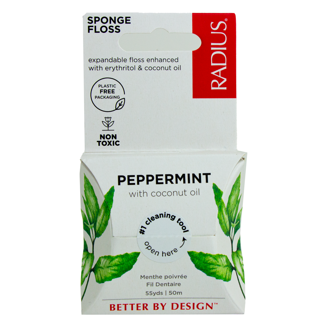 RADIUS FLOSS,ANYWH,VG,PPMNT,20PK