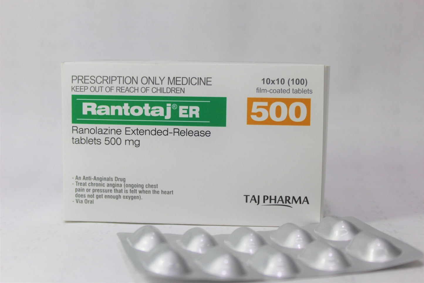 RANOLAZINE TB 500MG 60 ER