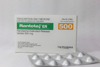 RANOLAZINE TB 500MG 60 ER
