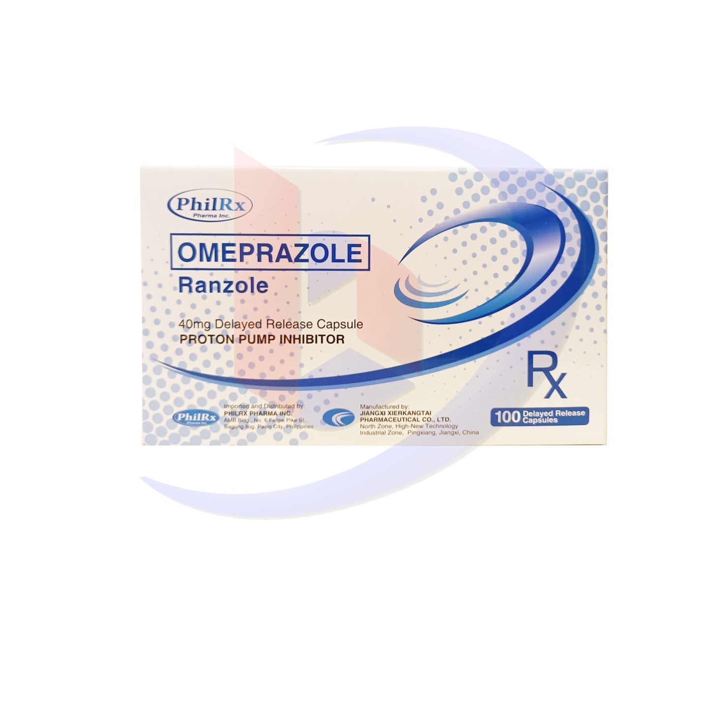 OMEPRAZOLE CP 40MG 100 DR