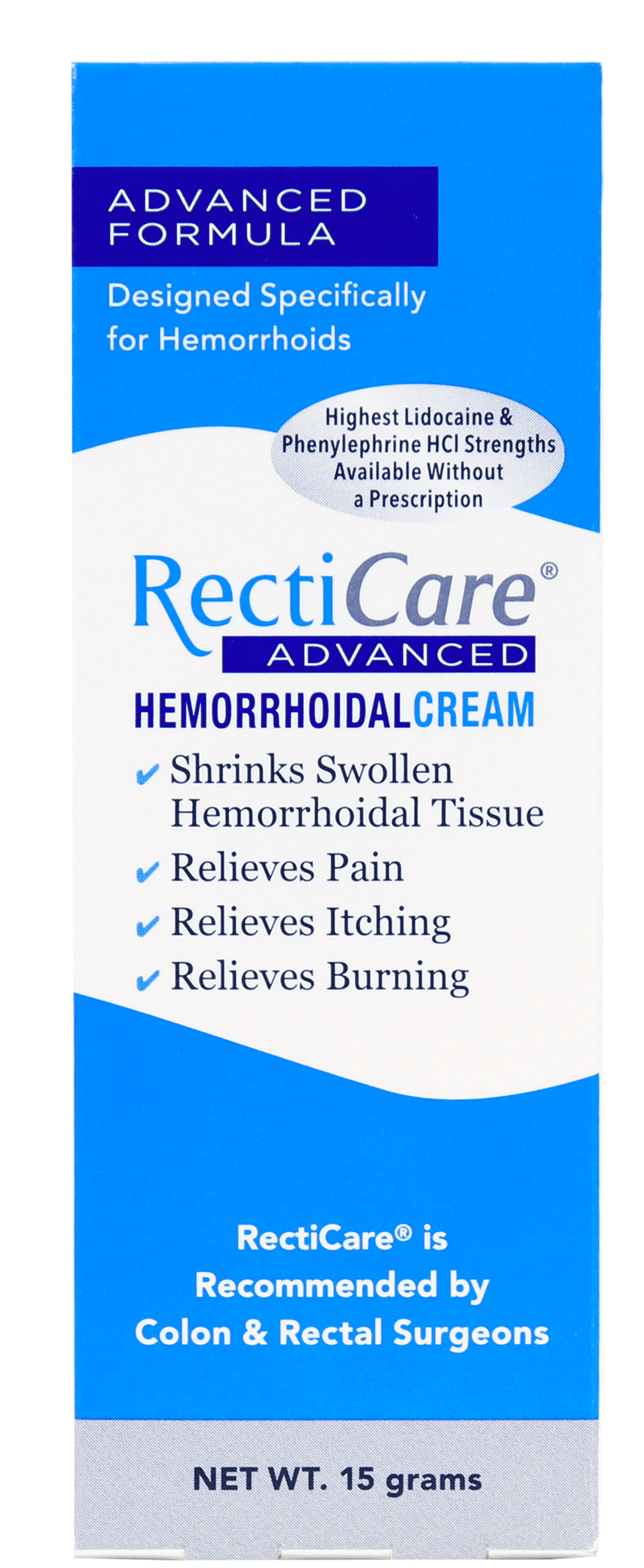 RECTICARE CR 5% 30GM W/10FCT