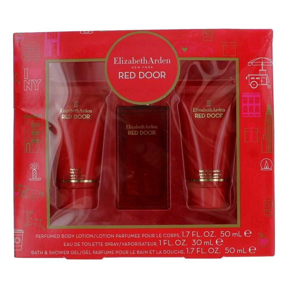ELIZABETH ARDEN RED DOOR SET 4PC