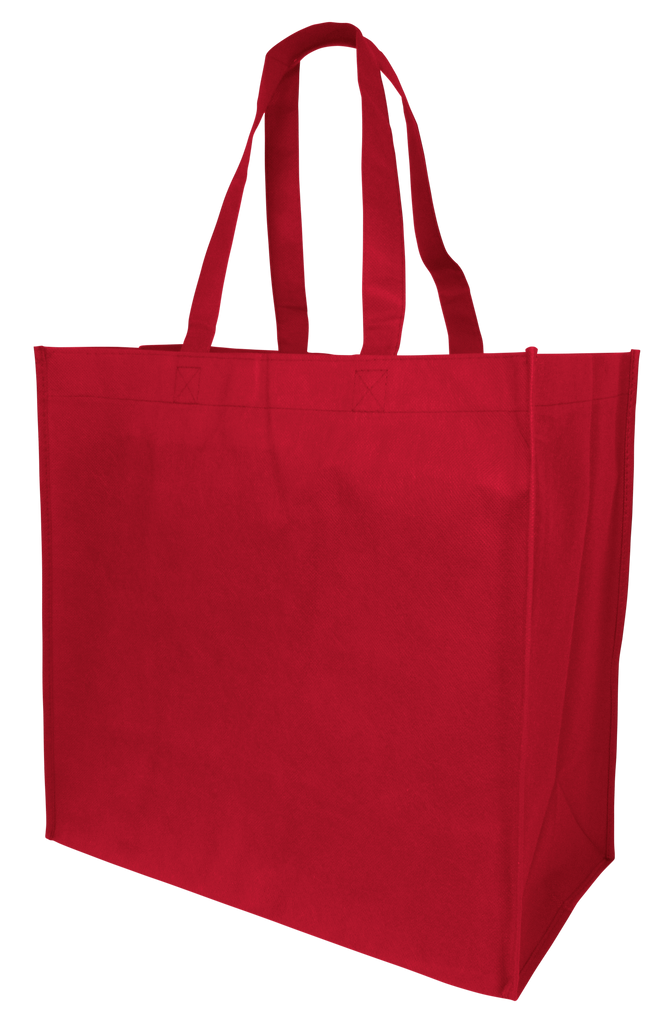 BAG HOLIDAY TOTE RED 16X15X6 250CT DS