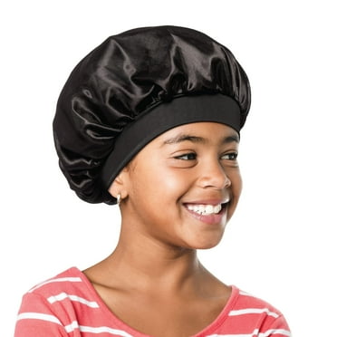 KISS COLORS & CARE KIDS SATIN WIDE BAND BONNET, ASSORTED