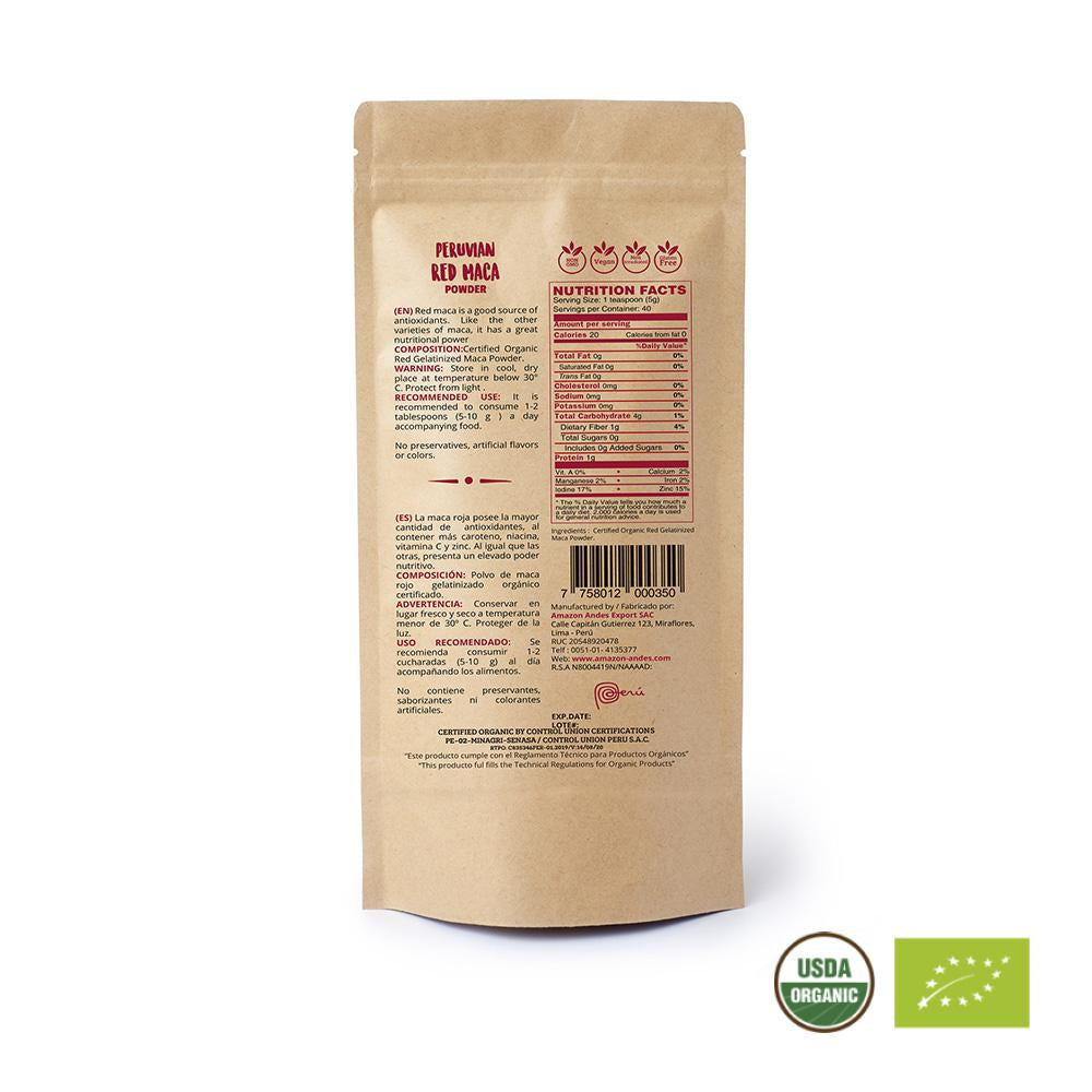 RED MACA,GELATINIZED
