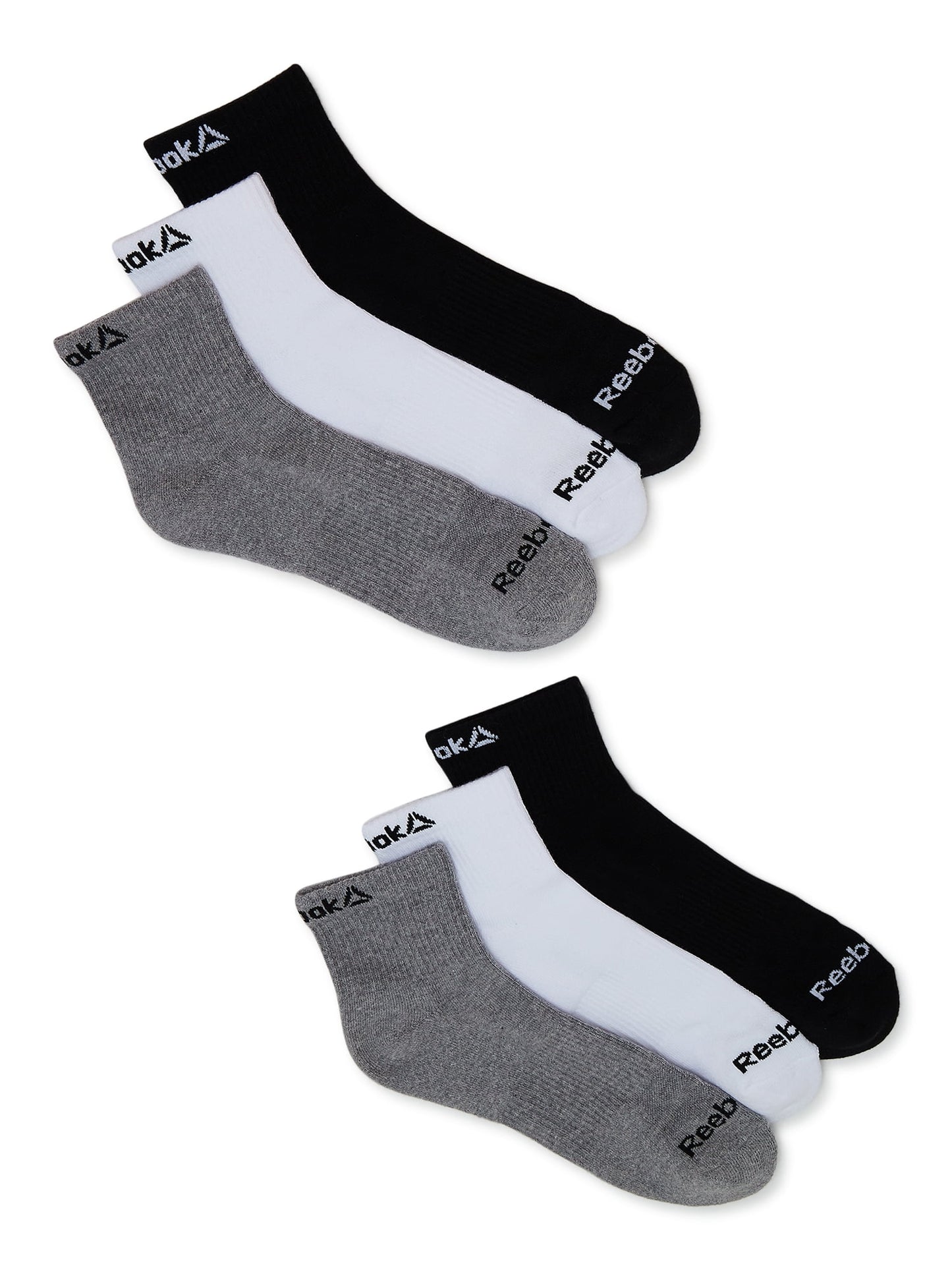 FR MEN QTR SOCK CUSH WHT 4PK