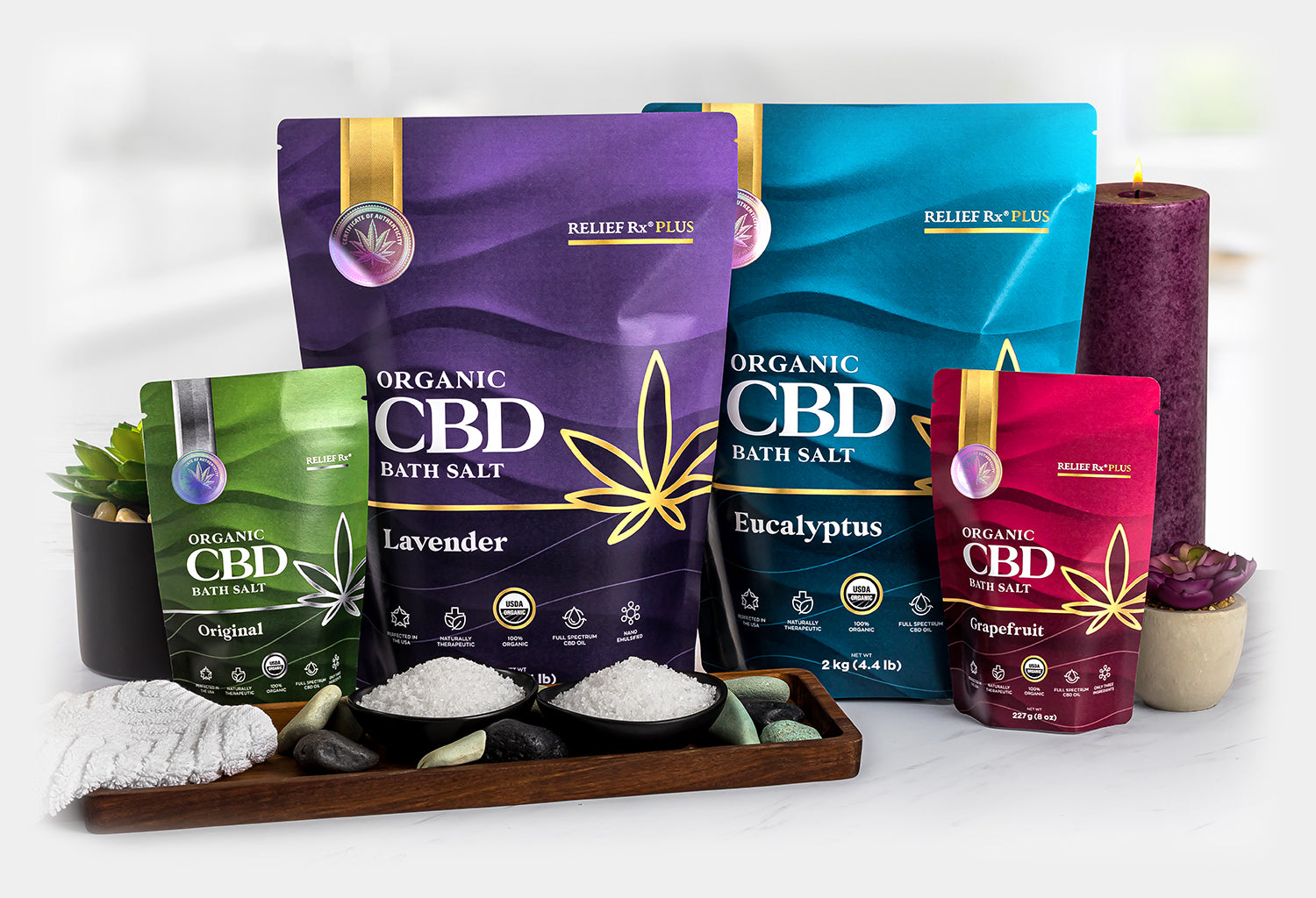 RELIEF RX BATH SALT,OG2,CBD,ORIGINL