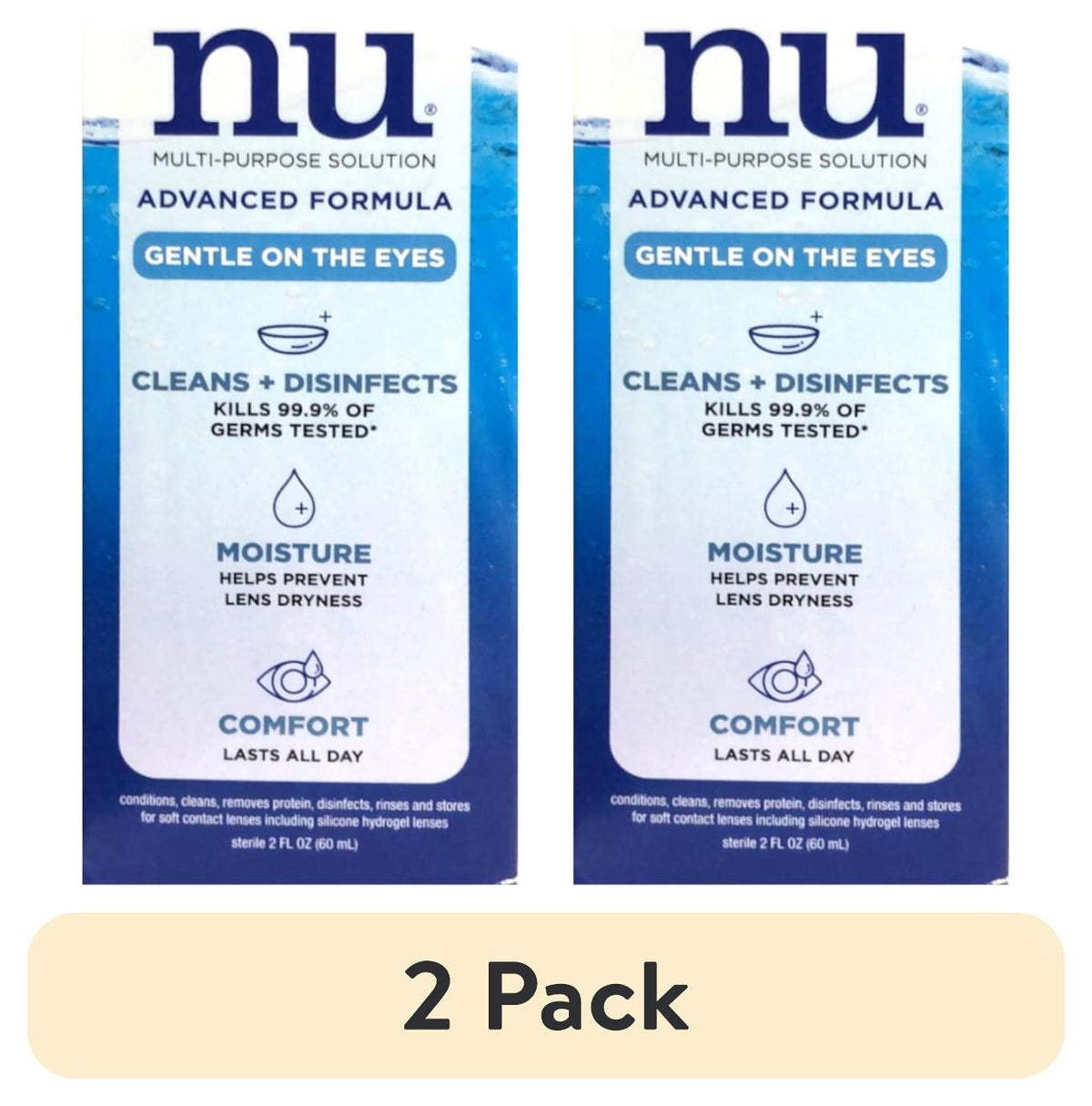Renu Contact solution, Advanced Triple Disinfectant Formula, 2 oz