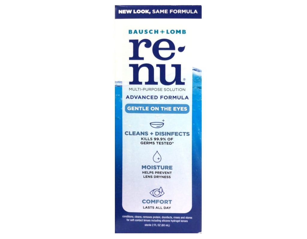 Renu Contact solution, Advanced Triple Disinfectant Formula, 2 oz