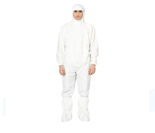 COVERALL W/HOOD LG STERILE 50 DS