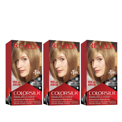 REVLON COLORSILK 61 DARK BLONDE H/C 1CT