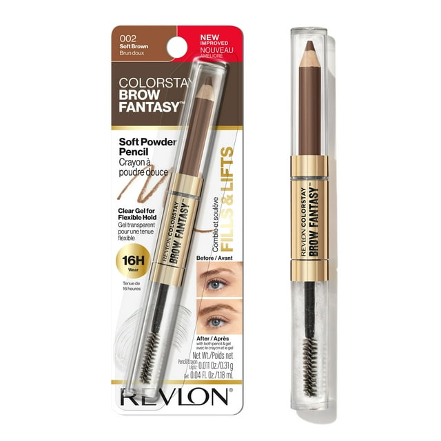 REVLON ColorStay Brow Fantasy Pencil & Gel - 102 Soft Brown