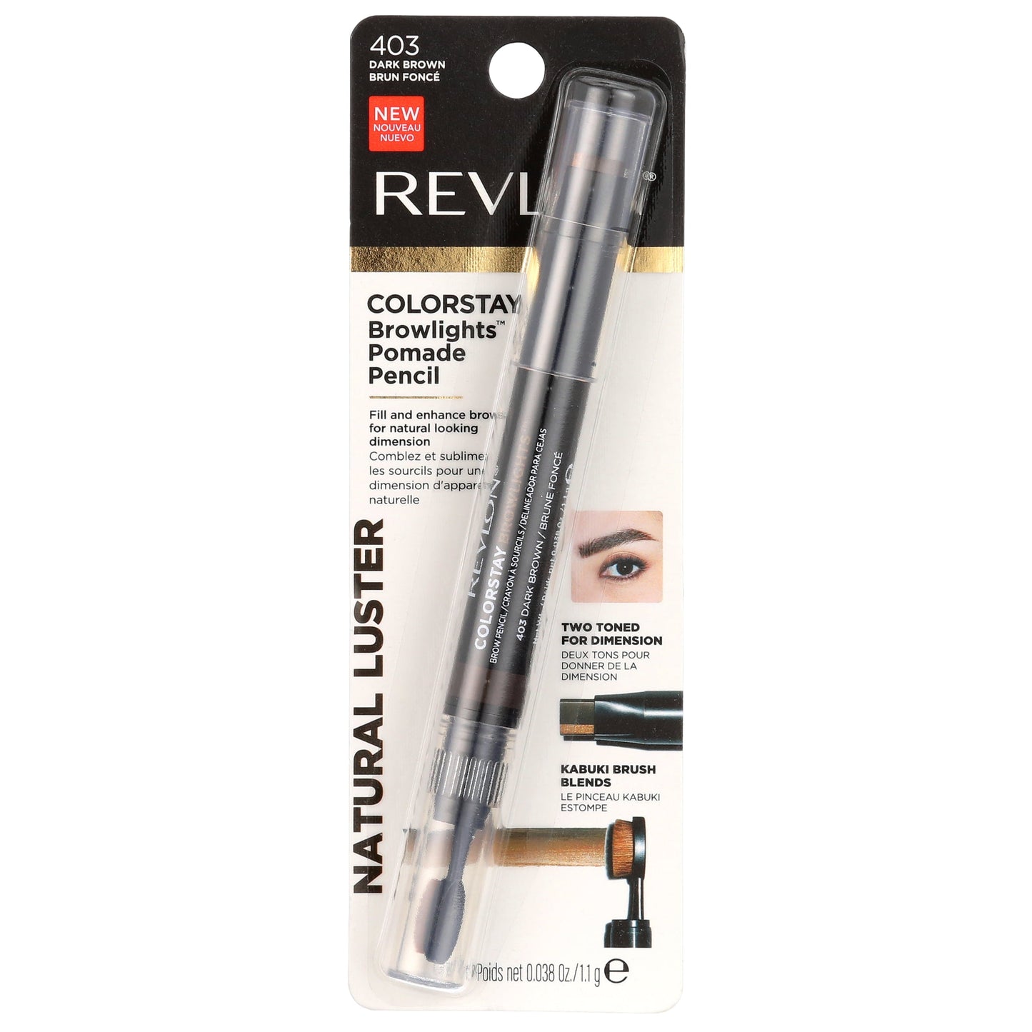 REVLON PhotoReady Lifting Brow Gel - 804 Rich Dark Brown