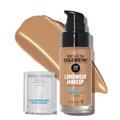REVLON ColorStay Foundation for Normal & Dry Skin - 390 Rich Maple