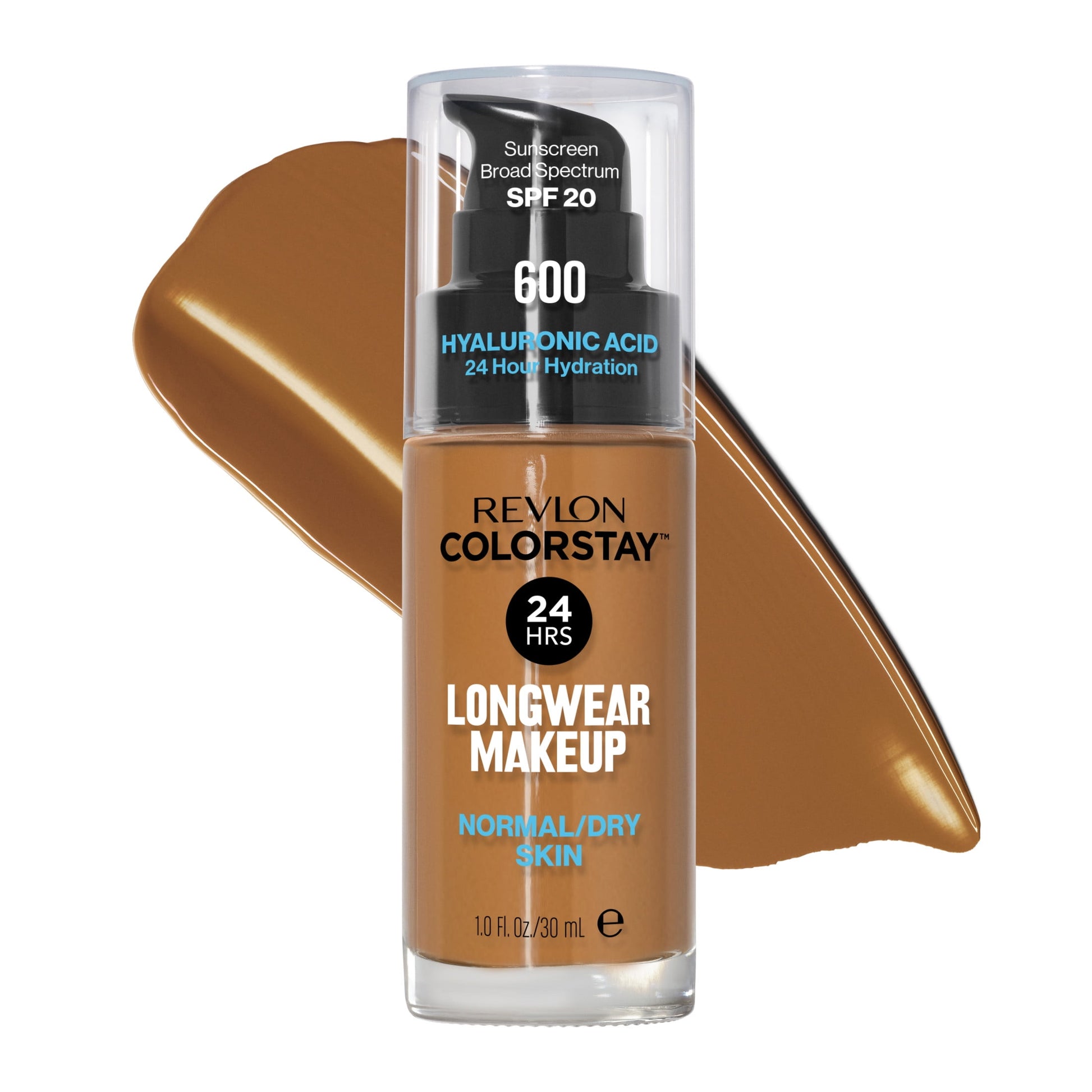 REVLON ColorStay Foundation for Normal & Dry Skin - 600 Cinnamon