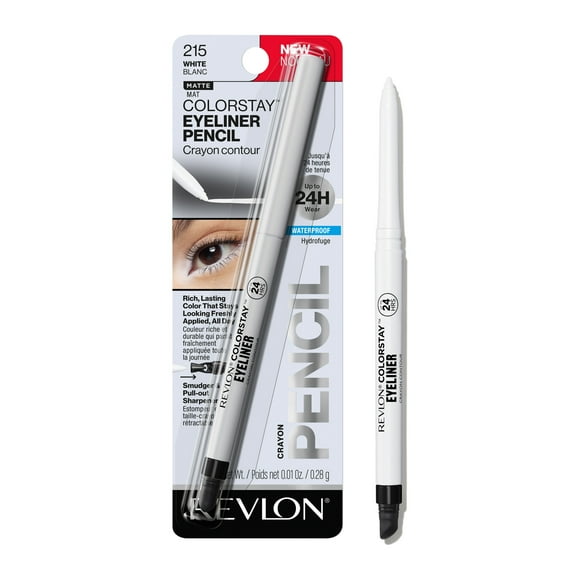 REVLON ColorStay Pencil Waterproof Eyeliner With Built-In Sharpener - 203 Brown