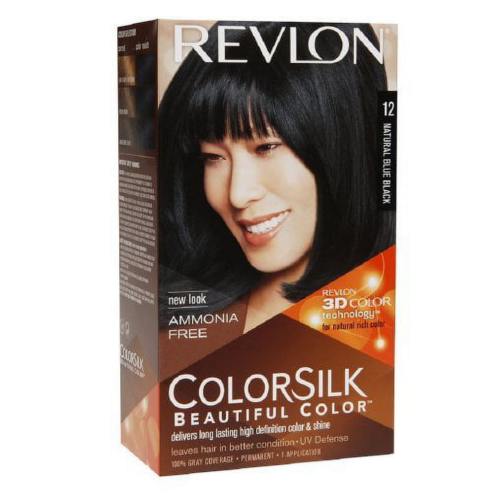 REVLON COLORSILK 12 BLUE BLACK H/C 1CT