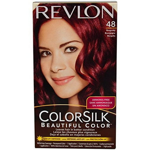 REVLON COLORSILK 48 BURGUNDY H/C 1CT