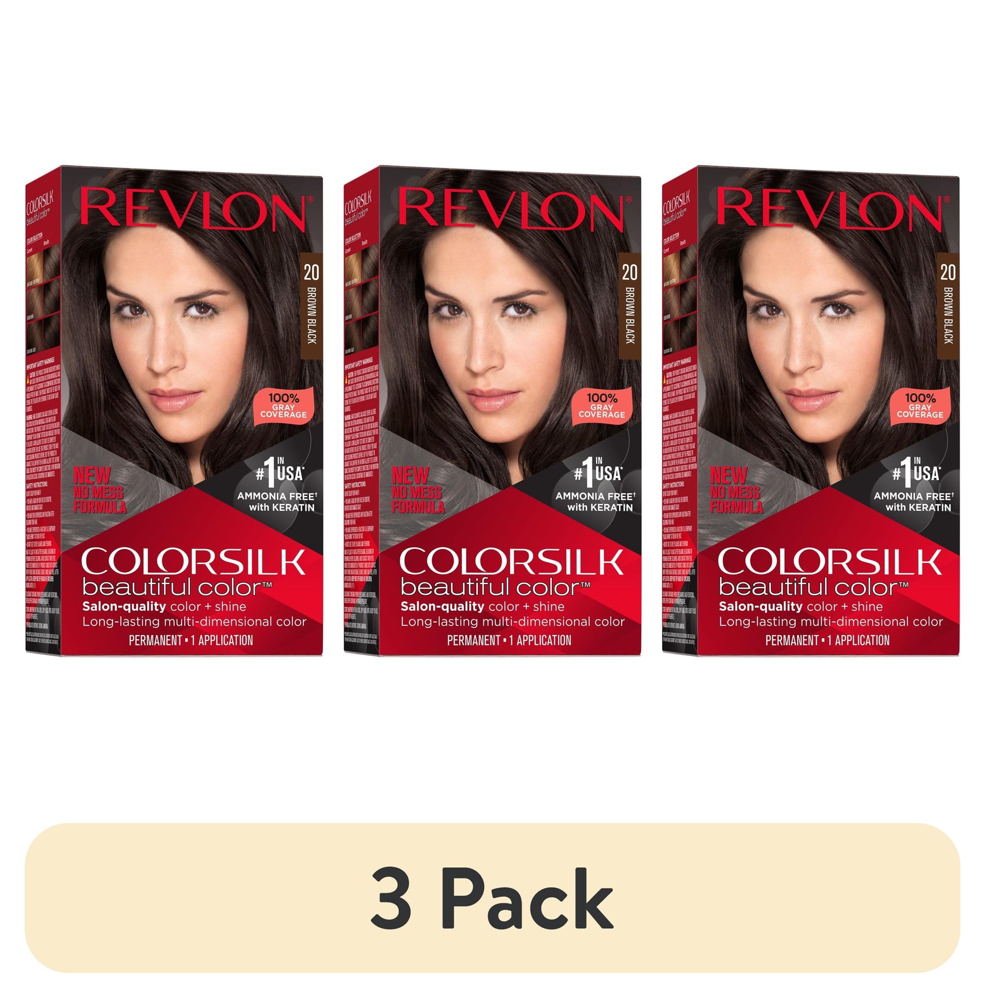 REVLON ColorSilk Permanent Hair Color with Bond Repair Complex - 12 Natural Blue Black