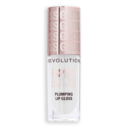 REVOLUTION Pout Bomb Plumping Gloss - Glaze Clear