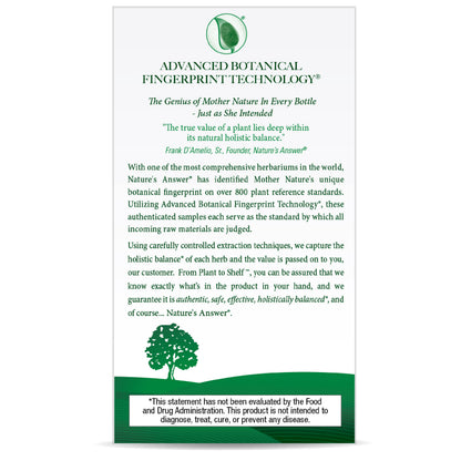 NATURE'S ANSWER RHODIOLA ROOT STNDRDZD