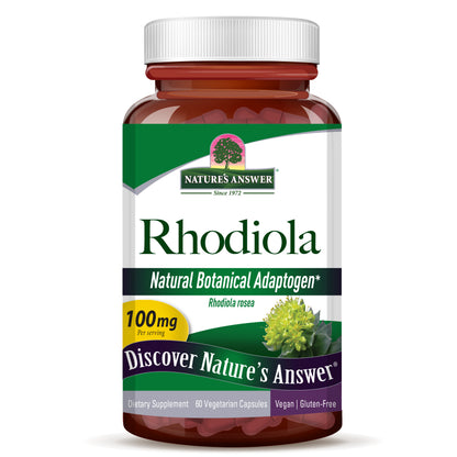 NATURE'S ANSWER RHODIOLA ROOT STNDRDZD