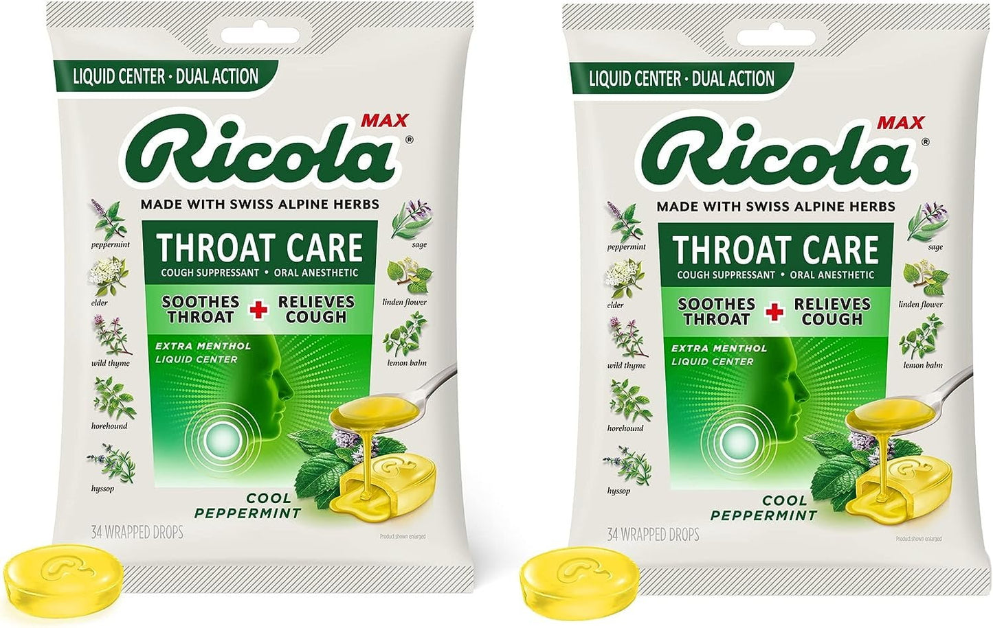RICOLA BAG COOL RLF NAT MNTH LOZ 19CT