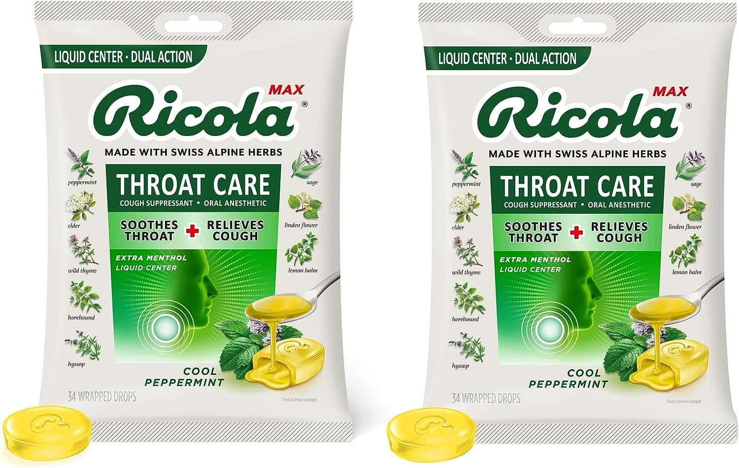 RICOLA BAG COOL RLF NAT MNTH LOZ 19CT