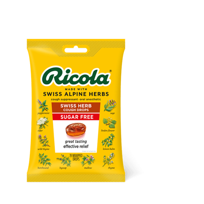 RICOLA COUGH DROP,SF SWISS HERB
