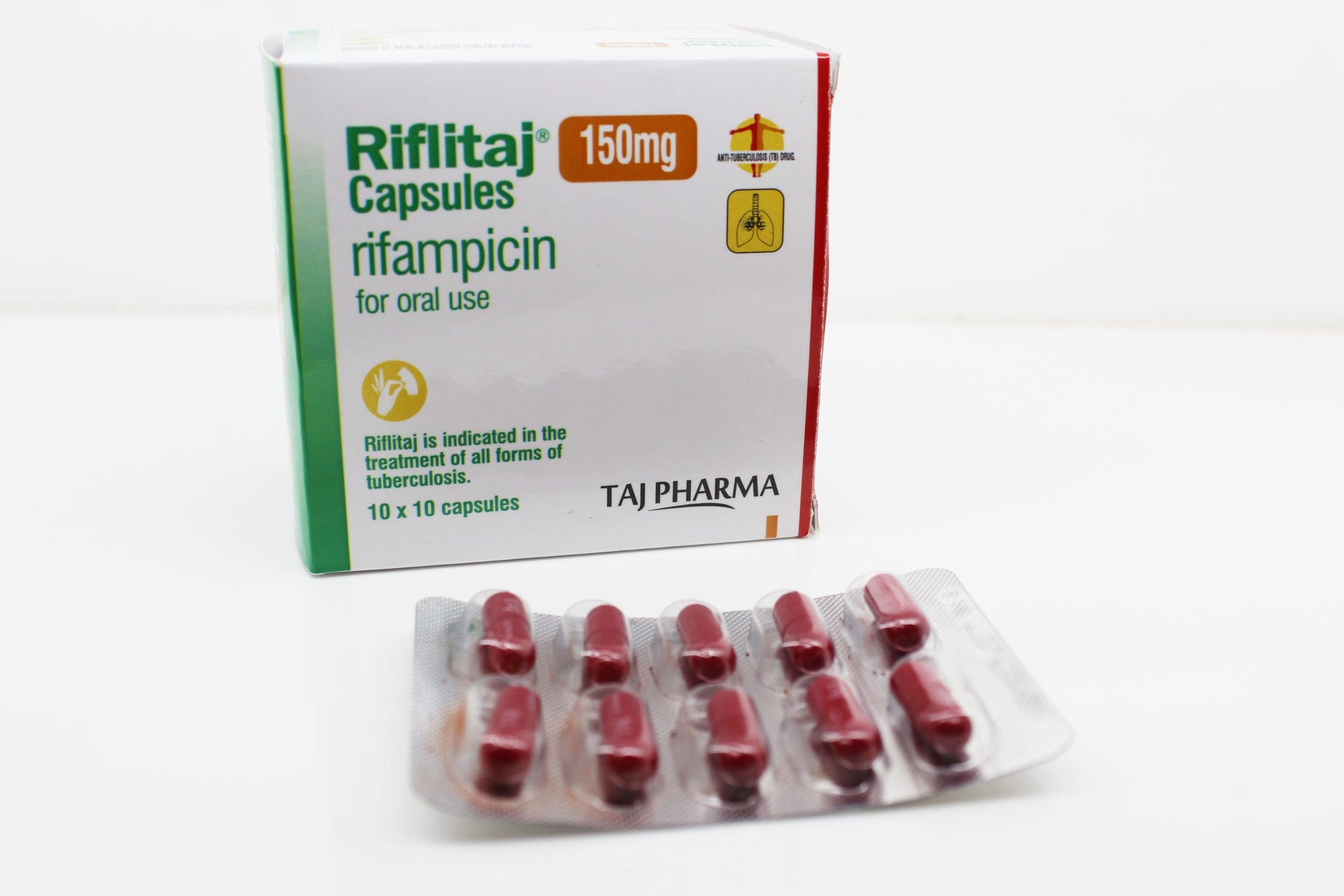 RIFAMPIN CP 150MG 3X10UD