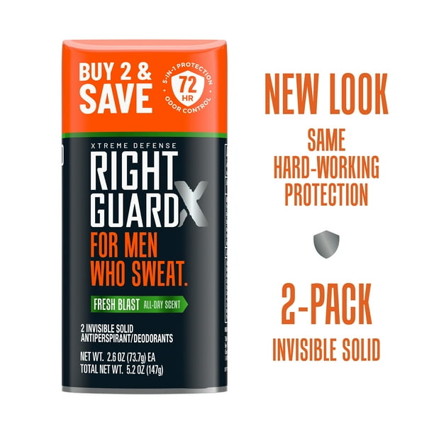 Right Guard Xtreme Defense Antiperspirant & Deodorant - Fresh Blast, 0.5 oz