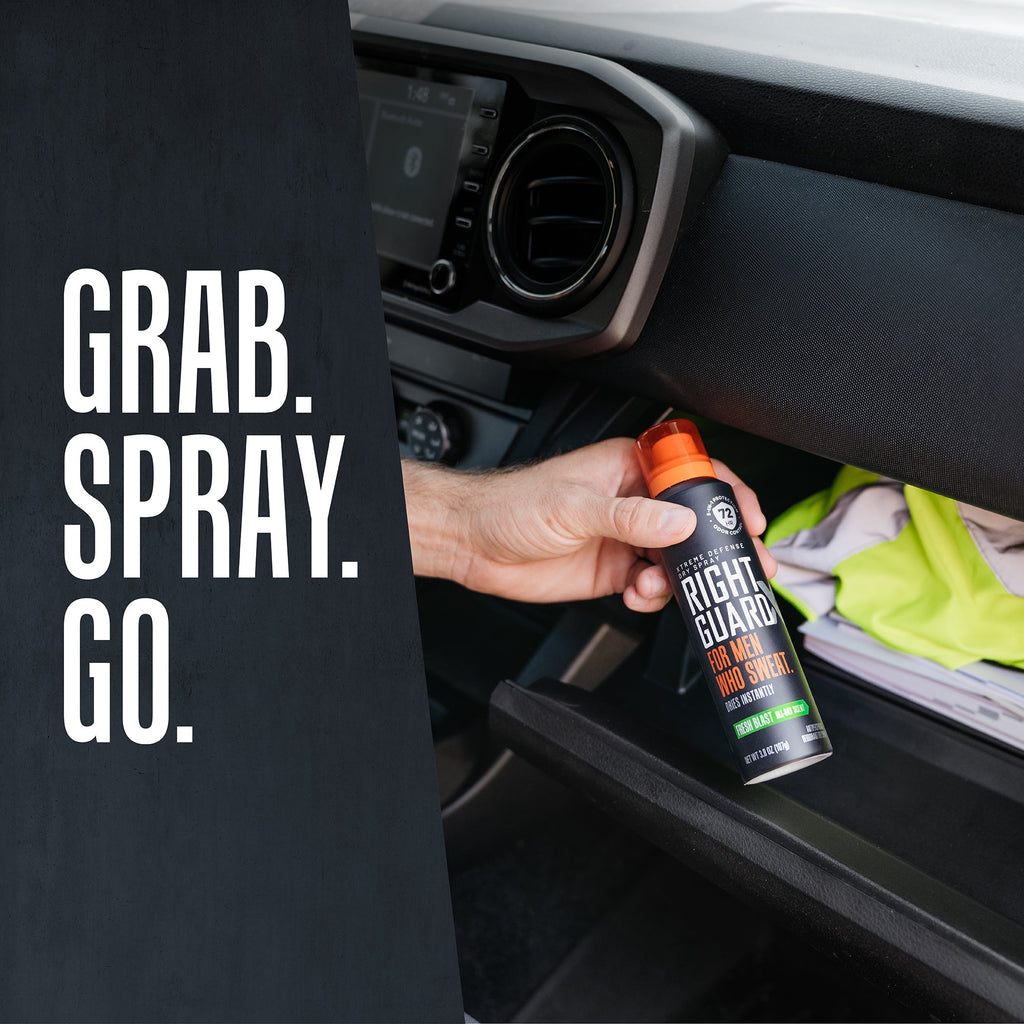 Right Guard Xtreme Defense Dry Spray Fragrance-Free 3.8oz Men