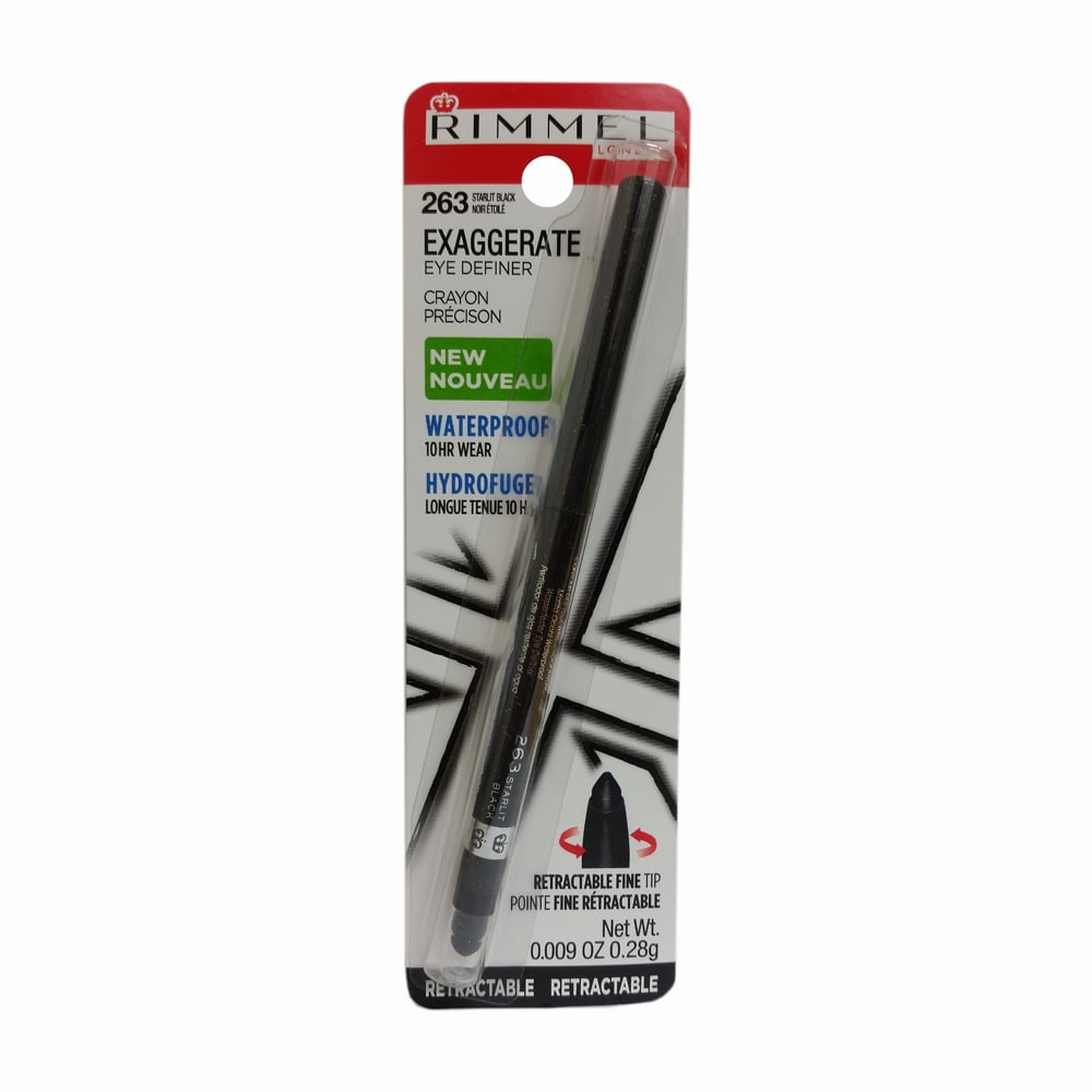 Rimmel Exaggerate Waterproof Eye Definer in 263 Starlit Black