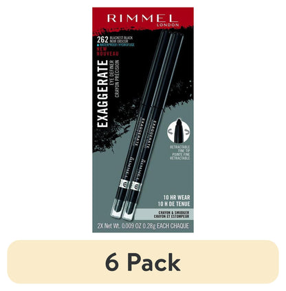 Rimmel Exaggerate Waterproof Eye Definer in 262 Blackest Black